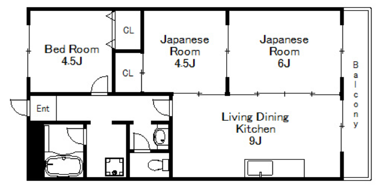 物件○○の間取り図