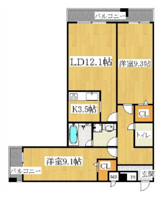 物件○○の間取り図