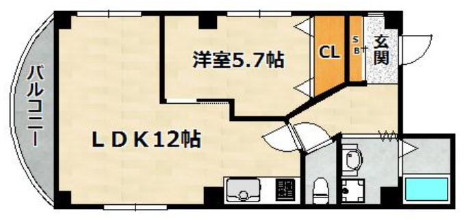 物件○○の間取り図