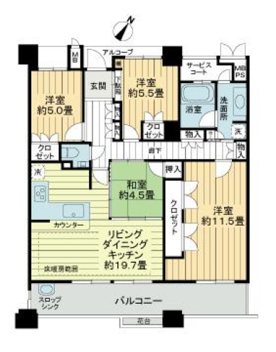 物件○○の間取り図