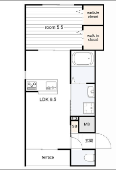 物件○○の間取り図