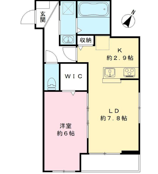 物件○○の間取り図