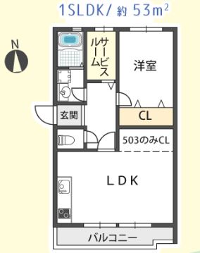 物件○○の間取り図