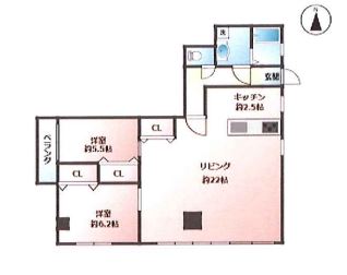 物件○○の間取り図