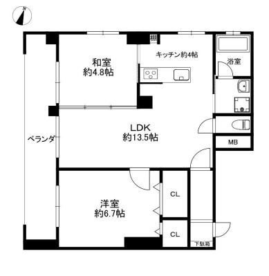 物件○○の間取り図