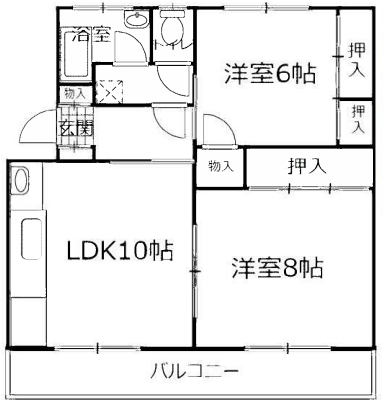 物件○○の間取り図