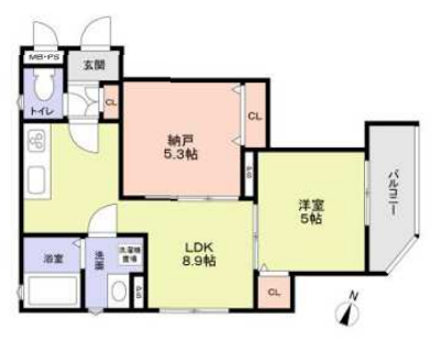 物件○○の間取り図