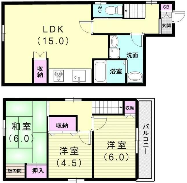 物件○○の間取り図