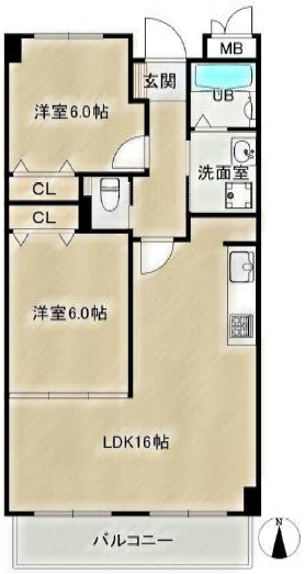 物件○○の間取り図