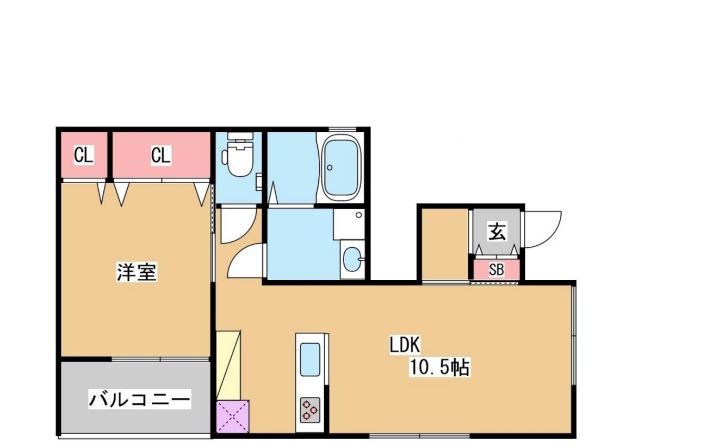 物件○○の間取り図