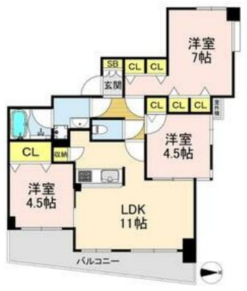 物件○○の間取り図