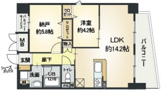 物件○○の間取り図