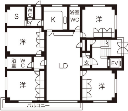 物件○○の間取り図