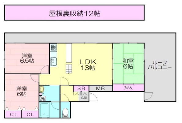 物件○○の間取り図