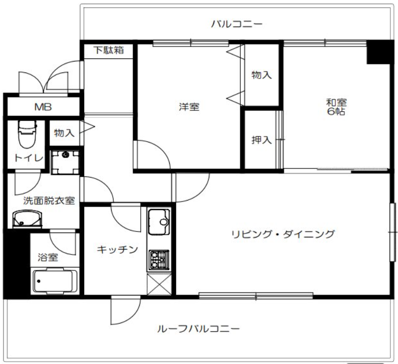 物件○○の間取り図