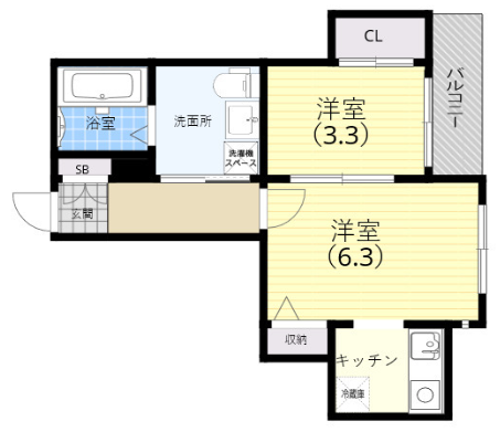 物件○○の間取り図