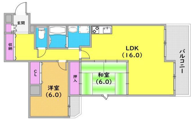 物件○○の間取り図