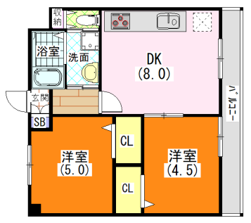 物件○○の間取り図