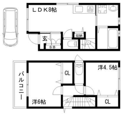 物件○○の間取り図