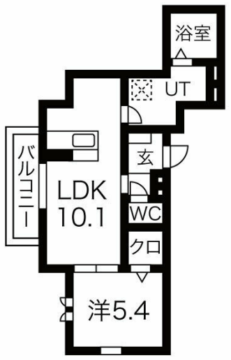 物件○○の間取り図