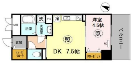 物件○○の間取り図