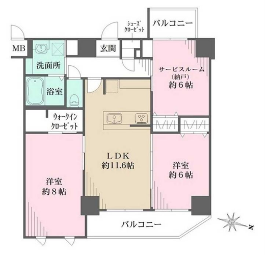 物件○○の間取り図