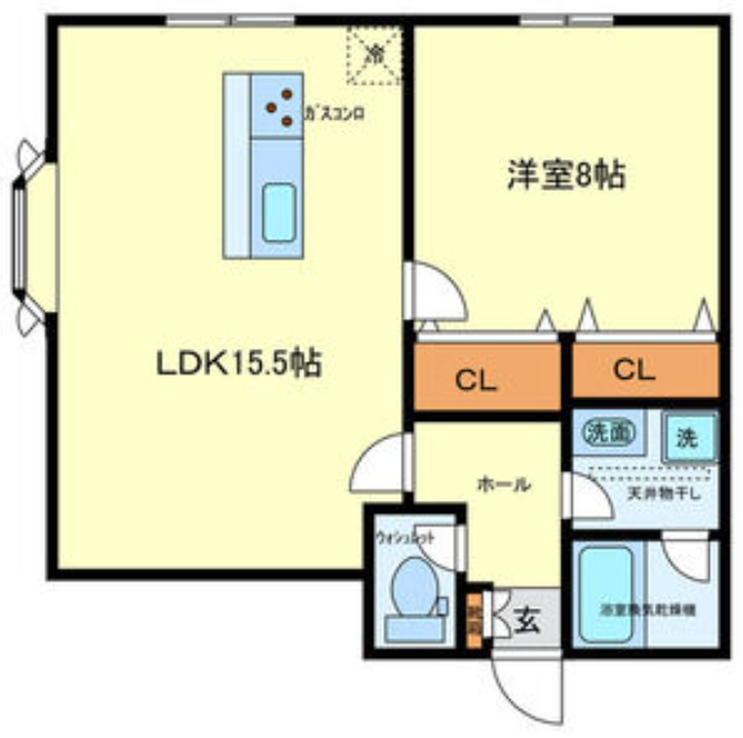 物件○○の間取り図