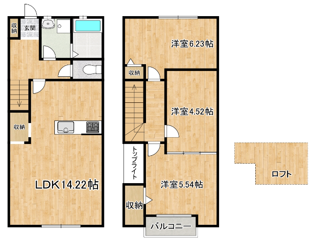 物件○○の間取り図