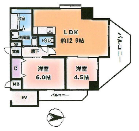 物件○○の間取り図