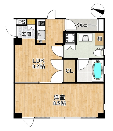 物件○○の間取り図