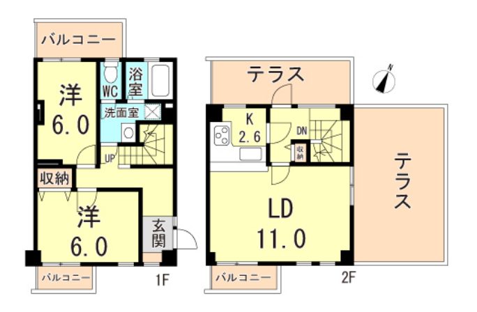 物件○○の間取り図