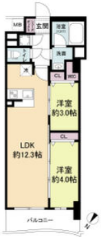 物件○○の間取り図