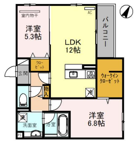 物件○○の間取り図