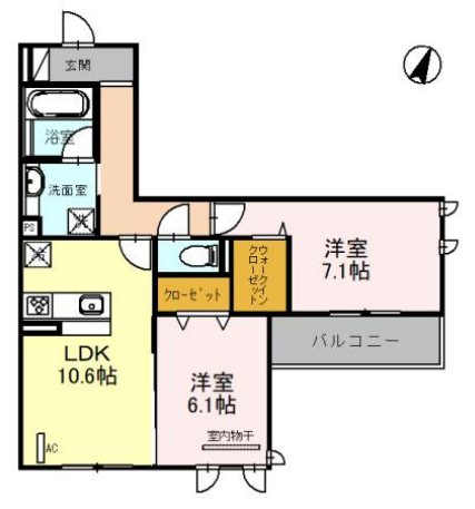 物件○○の間取り図