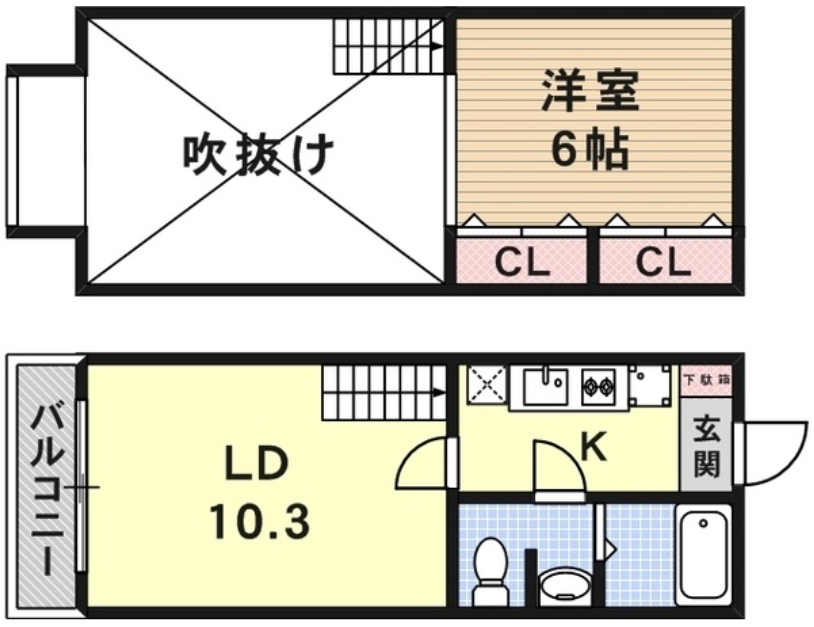 物件○○の間取り図