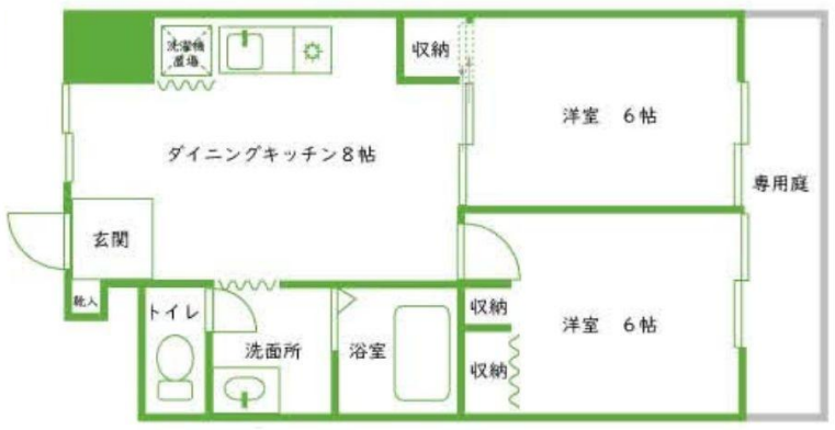 物件○○の間取り図