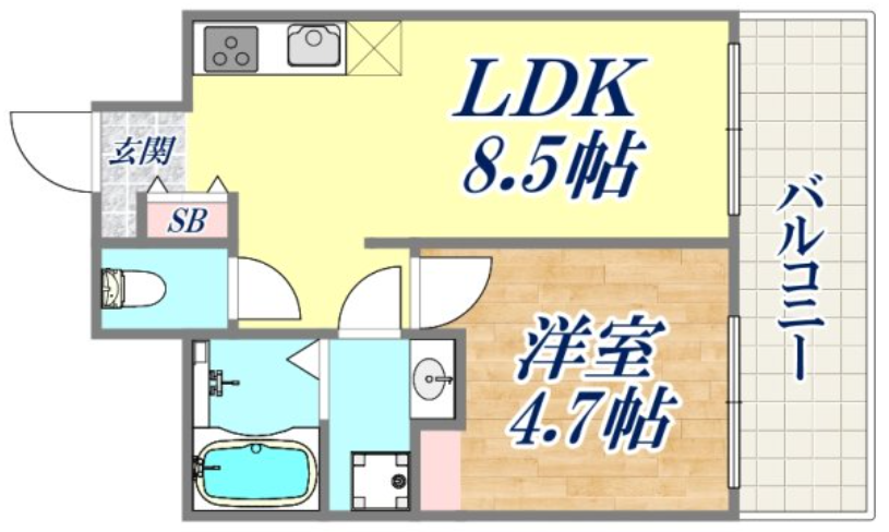 物件○○の間取り図