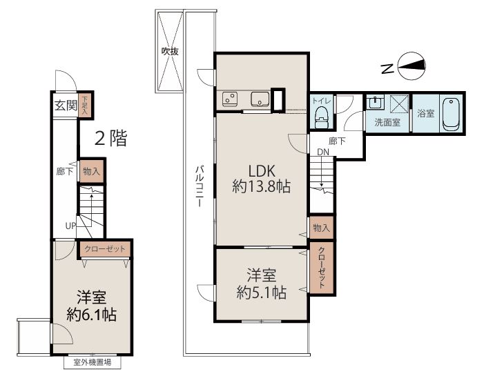 物件○○の間取り図