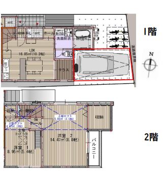 物件○○の間取り図