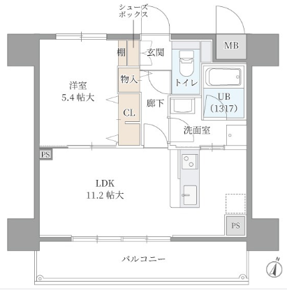 物件○○の間取り図