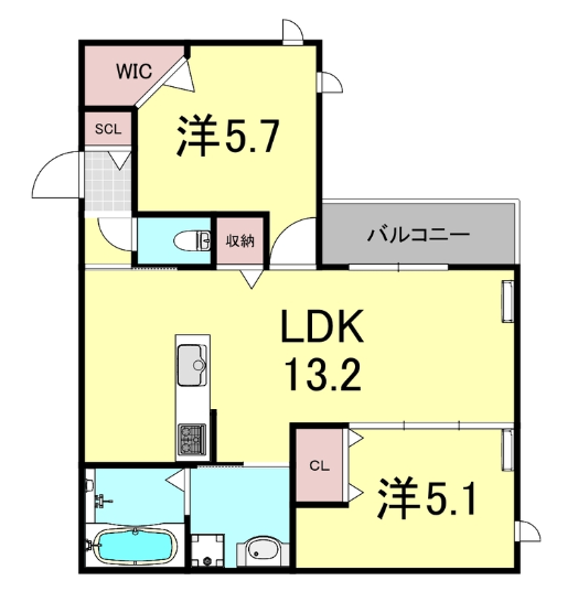 物件○○の間取り図