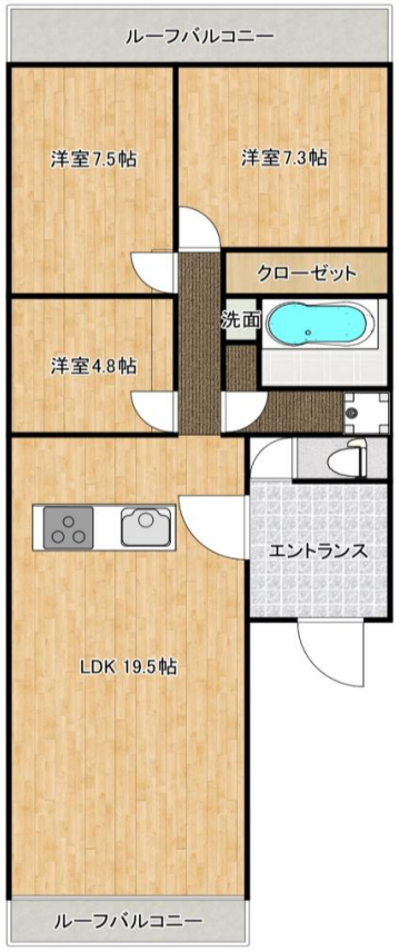 物件○○の間取り図