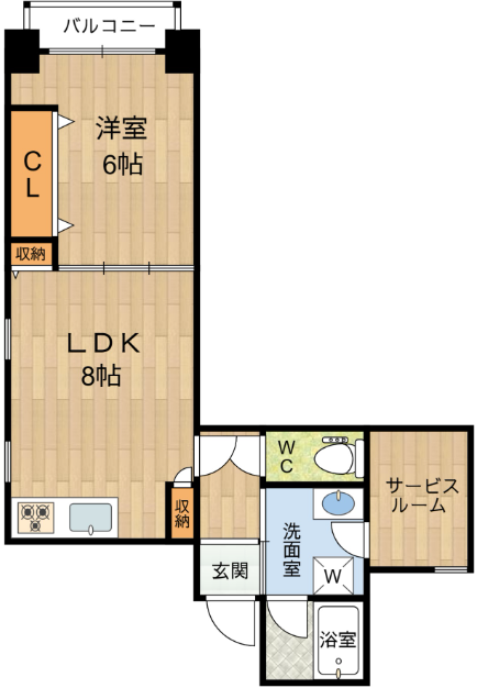 物件○○の間取り図