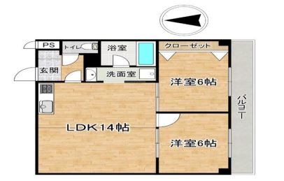 物件○○の間取り図