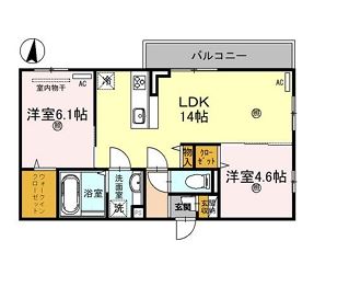 物件○○の間取り図