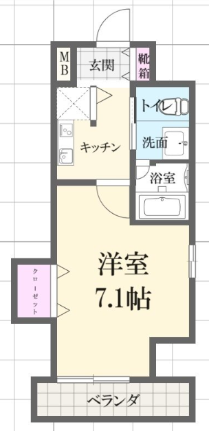 物件○○の間取り図