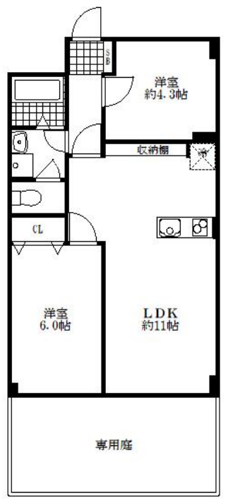 物件○○の間取り図