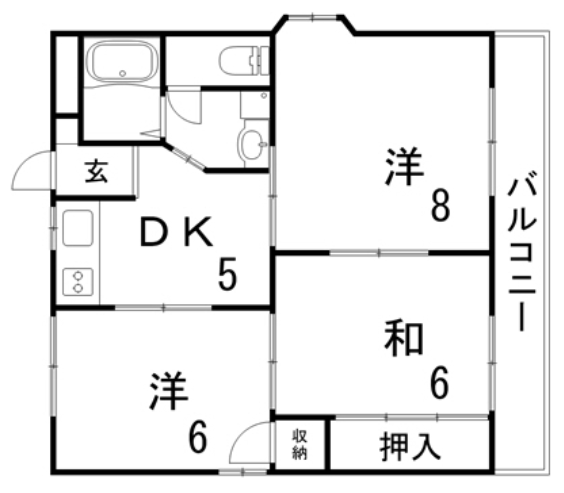 物件○○の間取り図