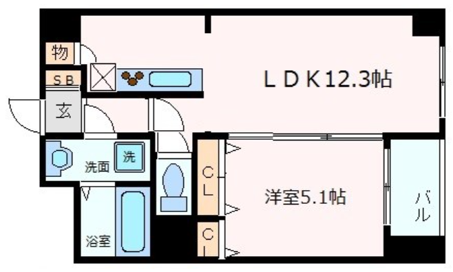 物件○○の間取り図