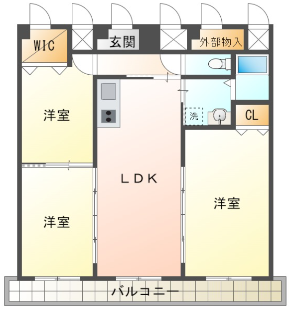 物件○○の間取り図